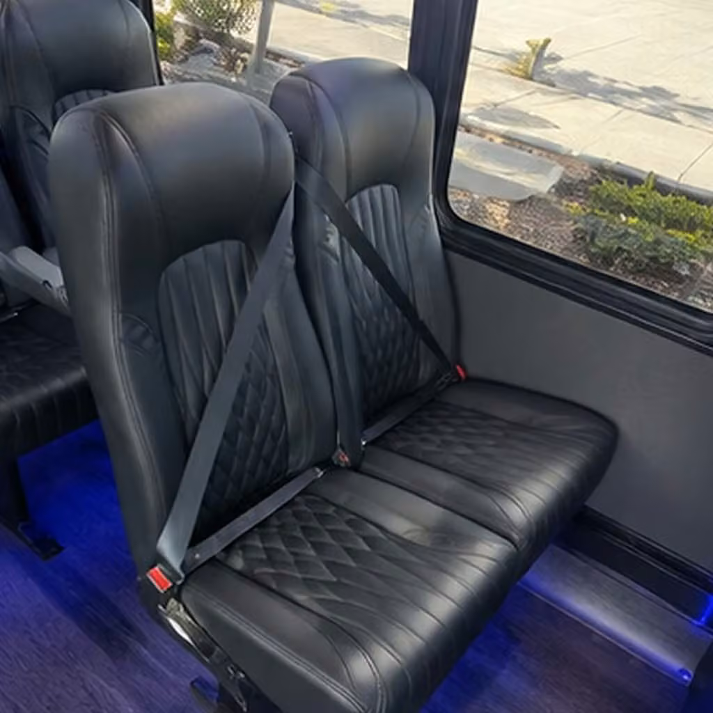 25 passenger minibus interior