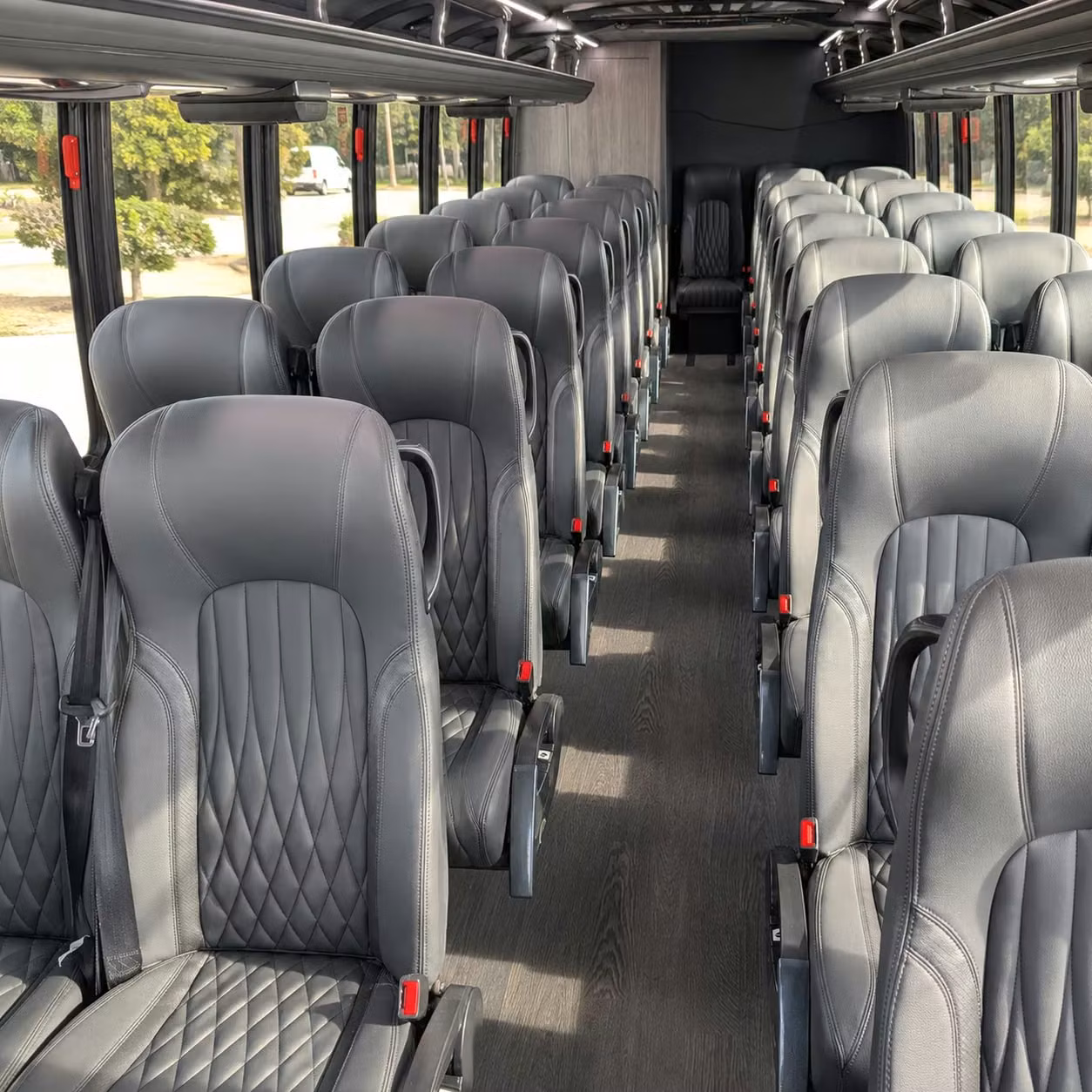 35 passenger minibus interior